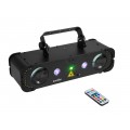 Šviesos efektas RGBW lazeris + stroboskopas Eurolite Multi FX Compact 4in1